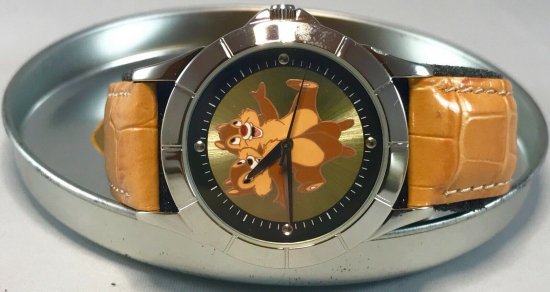 ❤★2005年★LE400ディズニー チップとデール  フィギュア付き 腕時計ディズニー