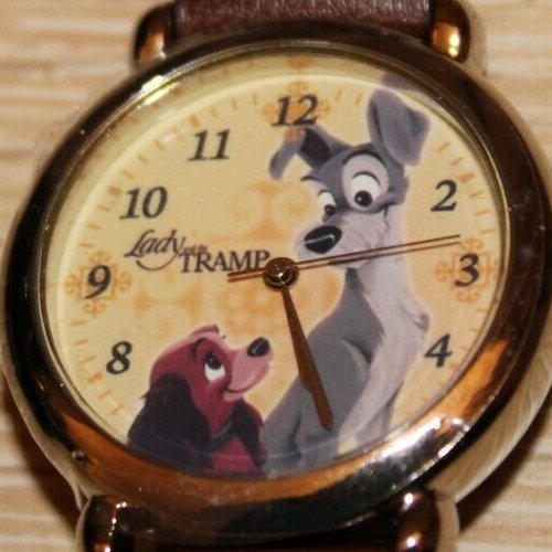 時計 腕時計 わんわん物語 50周年 レザー腕時計 缶ボックス 50th Anniversary Lady and Tramp Watch w/  Collector Tin & Box - ディズニーフィギュア・グッズ通販店舗 ディズニーコレクション