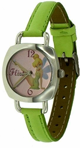 時計 腕時計 ディズニー ティンカー・ベル ミントグリーン レザー ウォッチ - ディズニーフィギュア・グッズ通販店舗 ディズニーコレクション