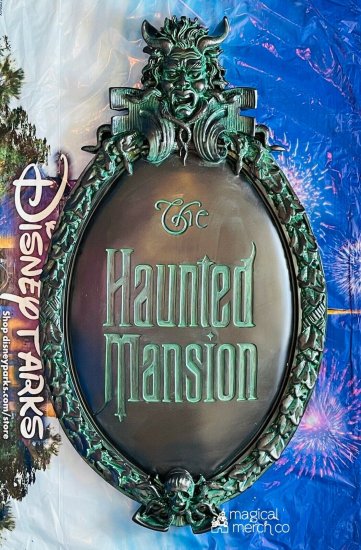 Haunted Mansion ホーンテッドマンション ゲートプレート 実物大 看板 Gate Plaque Sign FULL SIZE  REPLICA 45th Anniversary - ディズニーフィギュア・グッズ通販店舗 ディズニーコレクション