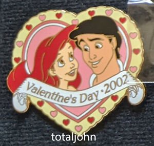 Disney Valentines Day リトル・マーメイド アリエル エリック王子 ピン 2002年 Ariel and Eric Heart  LE Pin - ディズニーフィギュア・グッズ通販店舗 ディズニーコレクション
