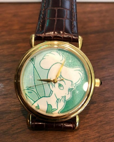 腕時計 ディズニーアーティストウォッチ ティンカー・ベル レザー