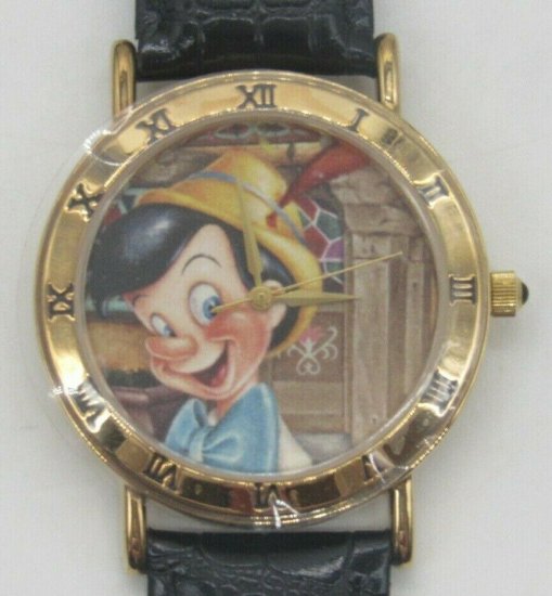 腕時計 ディズニーアーティストウォッチ ピノキオ レザーウォッチ ...