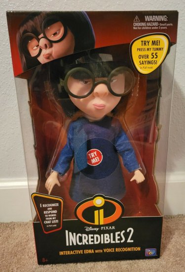 DISNEY PIXAR Mr. インクレディブル エドナモード トーキング ドール Incredibles 2 Interactive Edna  Mode Doll Talking - ディズニーフィギュア・グッズ通販店舗 ディズニーコレクション