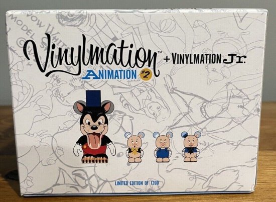 バイナルメーション Vinylmation 三匹の子ぶた フィギュア Animation Series 2 Big Bad Wolf Three  Little Pigs - ディズニーフィギュア・グッズ通販店舗 ディズニーコレクション