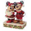 ॷ祢Jim Shore ǥˡ ߥåե Santa Mickey and Minnie Mouse 4027934