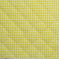 定番K100[Yellow]◇キルト：ギンガムチェック