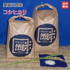 コシヒカリ 】（白米 5kg）愛媛 三間産 減農薬 特別栽培米 百姓直送