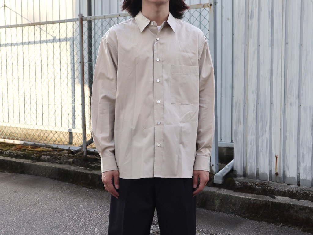 UNIVERSAL PRODUCTS / T.M. REGULAR COLLAR SHIRT-UNIVERSAL PRODUCTS