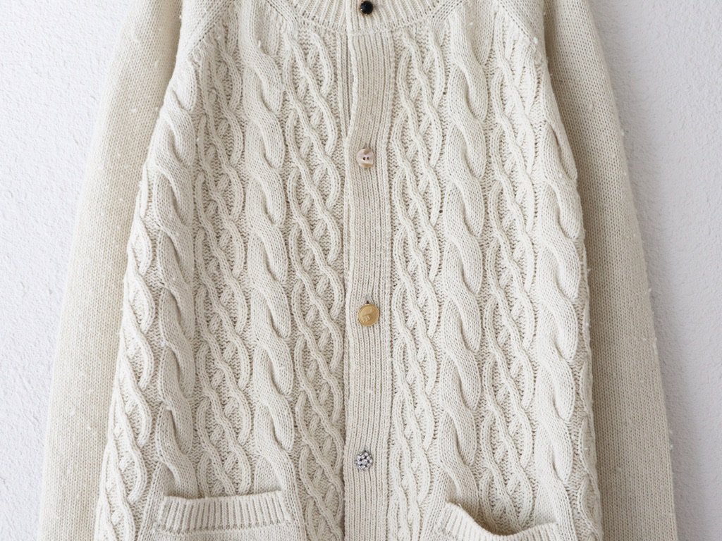 doublet / RECYCLE WOOL CABLE CARDIGAN-doubletの通販EQUAL