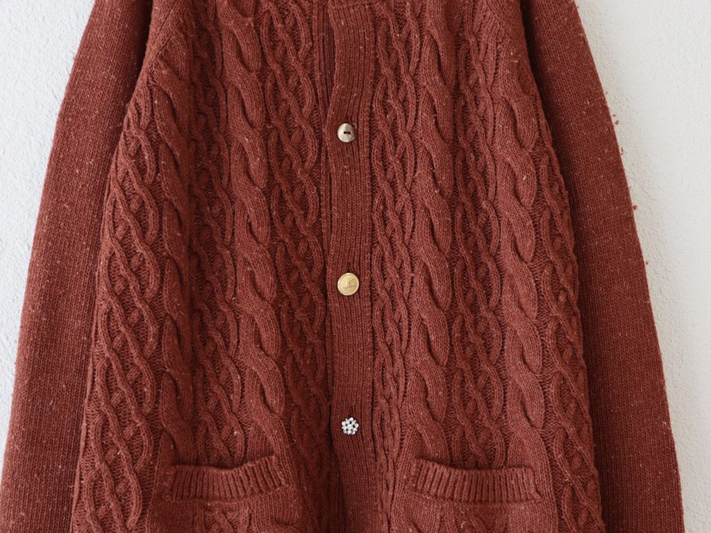 doublet / RECYCLE WOOL CABLE CARDIGAN-doubletの通販EQUAL