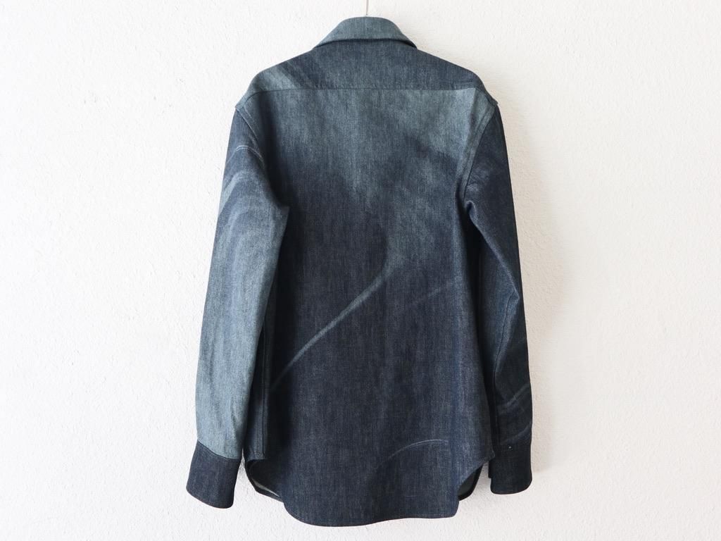 MASU MARBLE DENIM SHIRTS マーブルデニムシャツ-