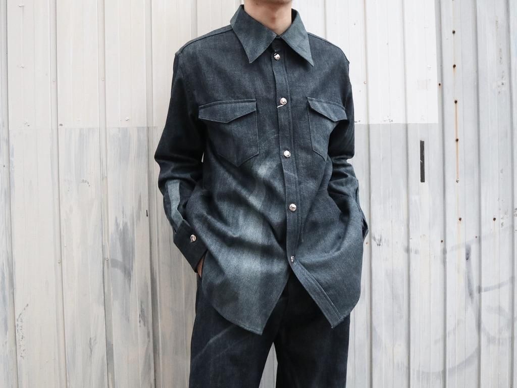 MASU MARBLE DENIM SHIRTS