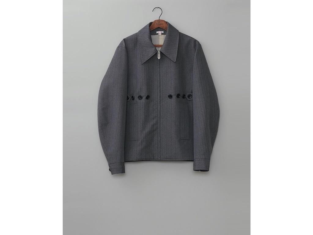 毛82%ポリエステル18%masu MORPHO SPORTS JACKET