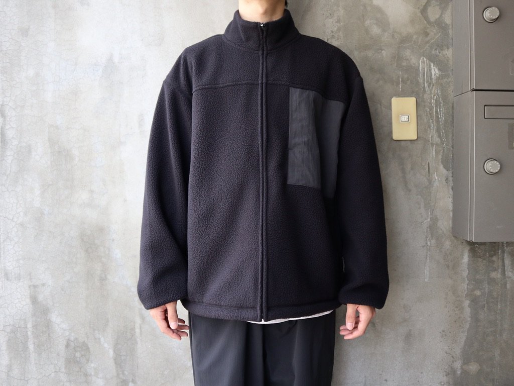 UNIVERSAL PRODUCTS FLEECE ZIP CARDIGAN - ブルゾン