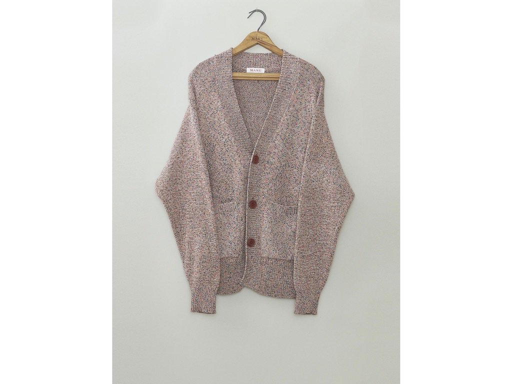 MASU カーディガン MELANGE LOOSE CARDIGAN | nate-hospital.com