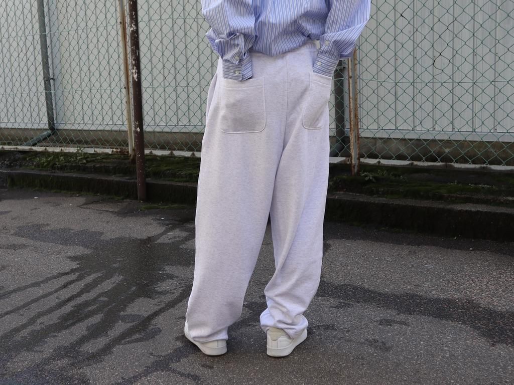 UNIVERSAL PRODUCTS / YAAH WIDE SWEAT PANTS-UNIVERSAL PRODUCTSの