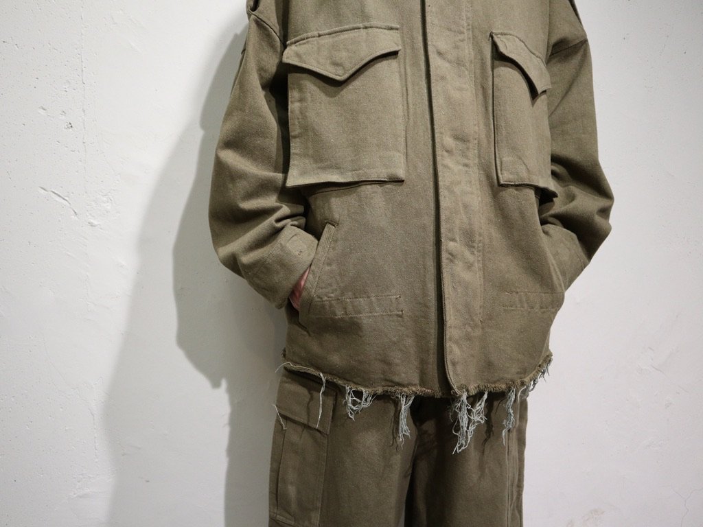 doublet / SILK TWILL MILITARY BLOUSON-doubletの通販EQUAL