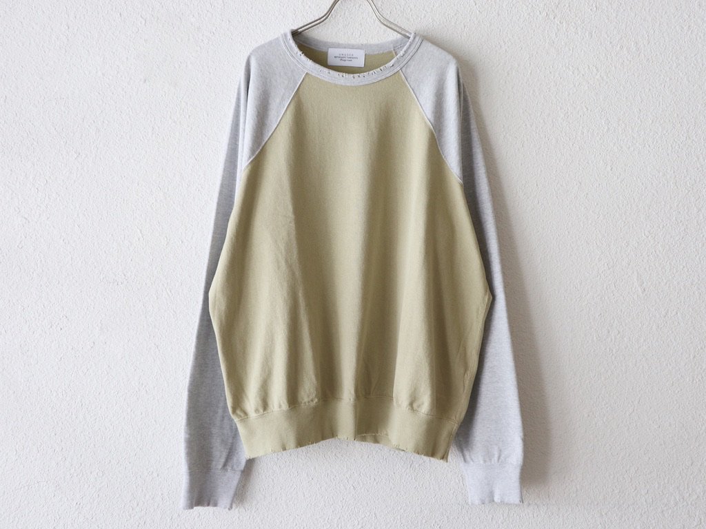 UNUSED / Crewneck raglan sweat-UNUSEDの通販EQUAL