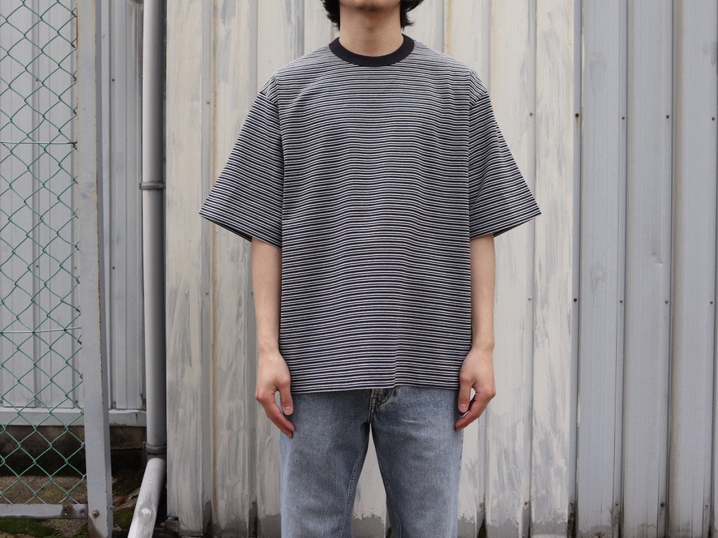 UNIVERSAL PRODUCTS / BORDER S/S T-SHIRT - Tシャツ/カットソー(半袖 