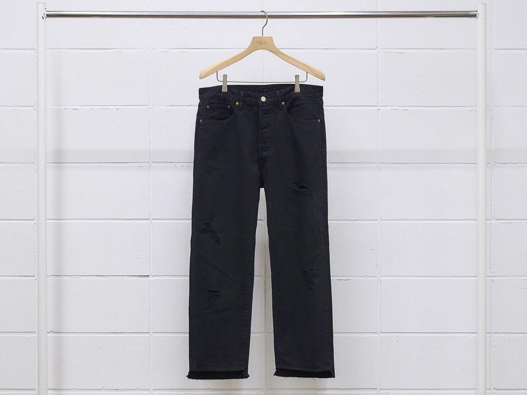 UNUSED / Damaged denim pants-UNUSEDの通販EQUAL