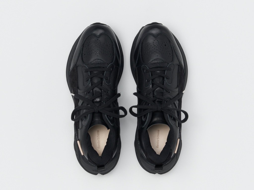 素敵でユニークな Hender Scheme◇ローカットスニーカー/40/BLK/レザー