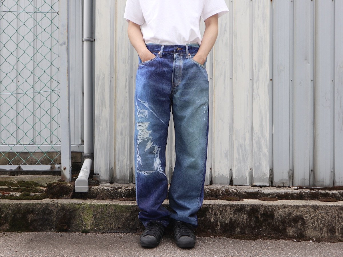 doublet / SEE-THROUGH PHOTO PRINT DENIM PANTS-doubletの通販EQUAL