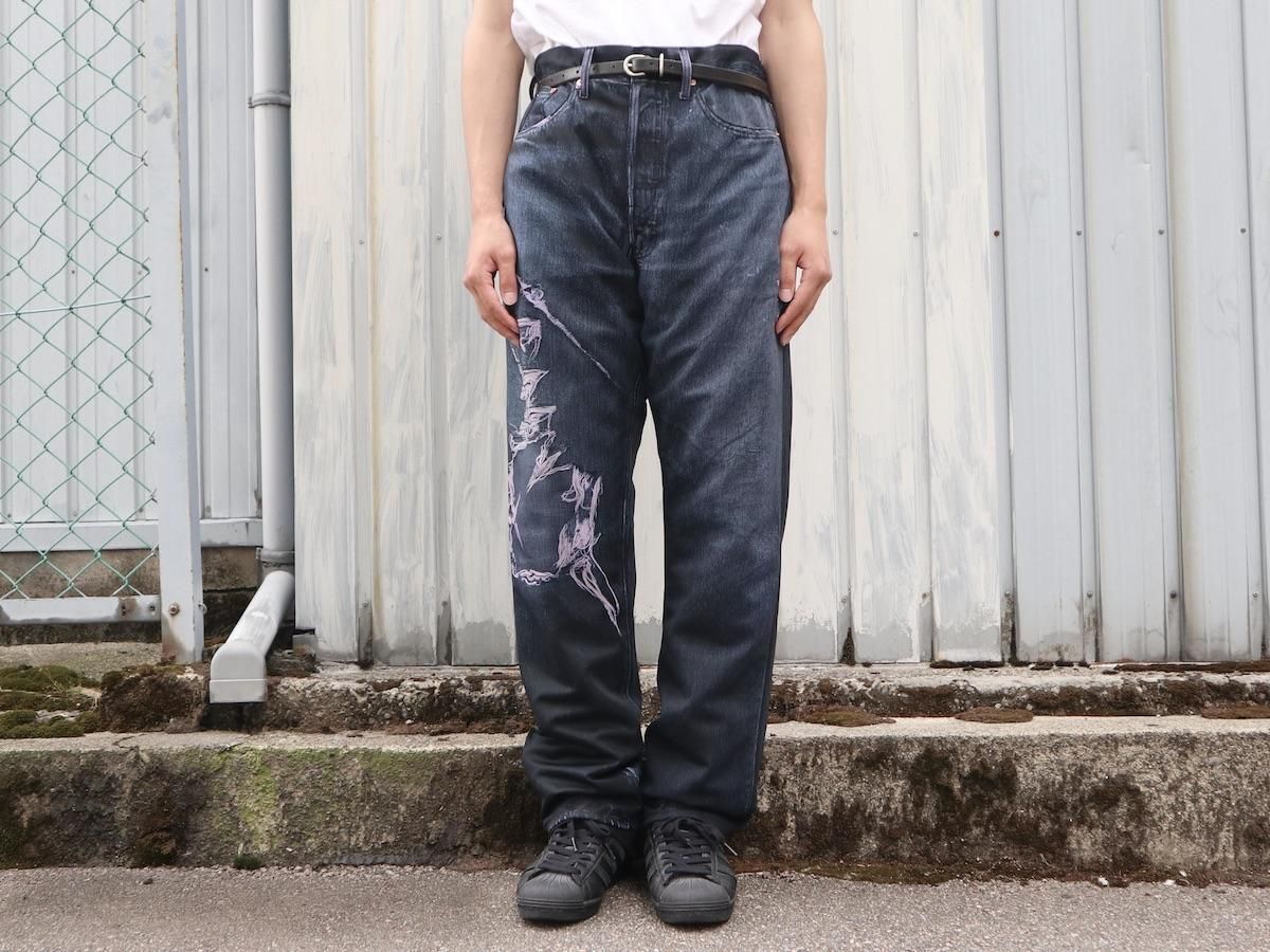 パンツ doublet (PHOTO PRINT PANTS) doublet / SEE-THROUGH PHOTO PRINT DENIM PANTS-doubletの通販EQUAL