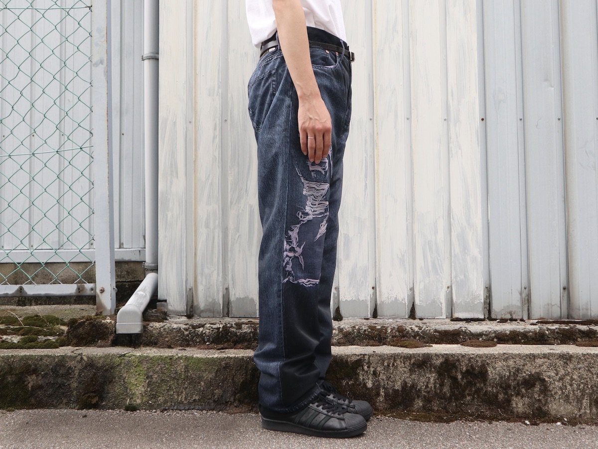 doublet / SEE-THROUGH PHOTO PRINT DENIM PANTS-doubletの通販EQUAL