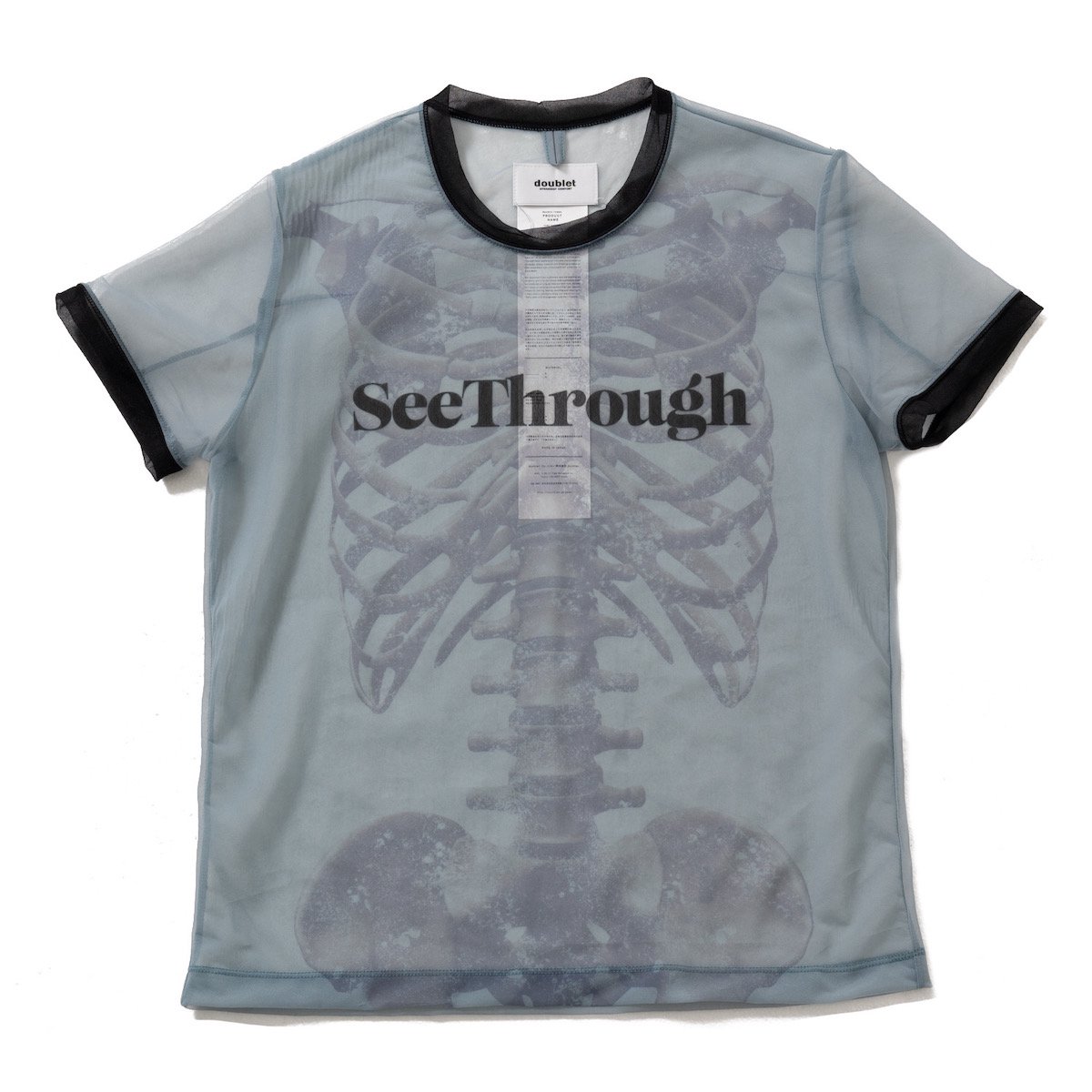 doublet / SEE-THROUGH PRINT T-SHIRT-doubletの通販EQUAL