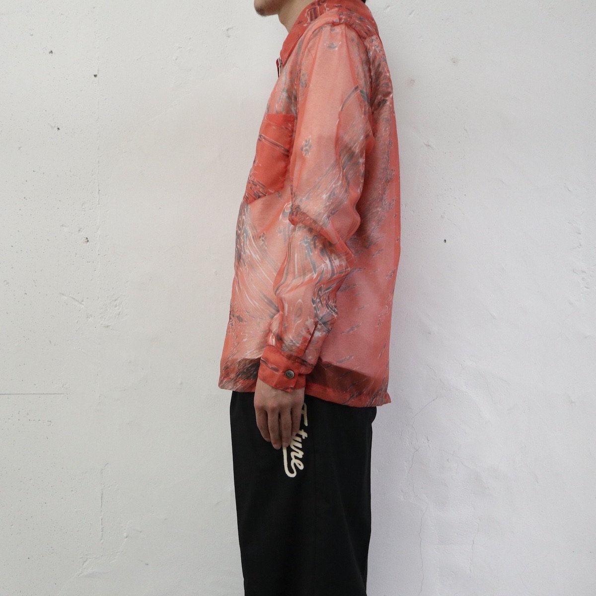 MASU ZIP-UP MARBLE BANDANA SHIRT 定価から3０％オフ - www