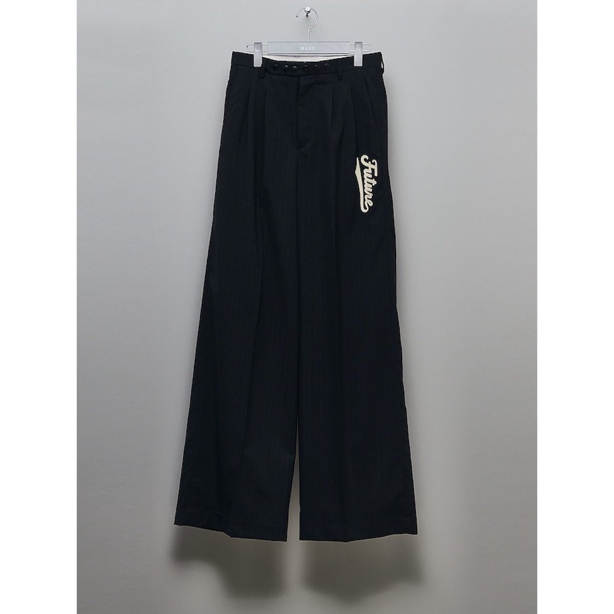 メンズ MASU 22AW future wide trousers ワイド パンツ