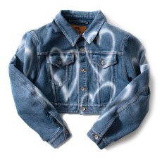 <img class='new_mark_img1' src='https://img.shop-pro.jp/img/new/icons14.gif' style='border:none;display:inline;margin:0px;padding:0px;width:auto;' />doublet / CROPPED STREATCH DENIM JACKET