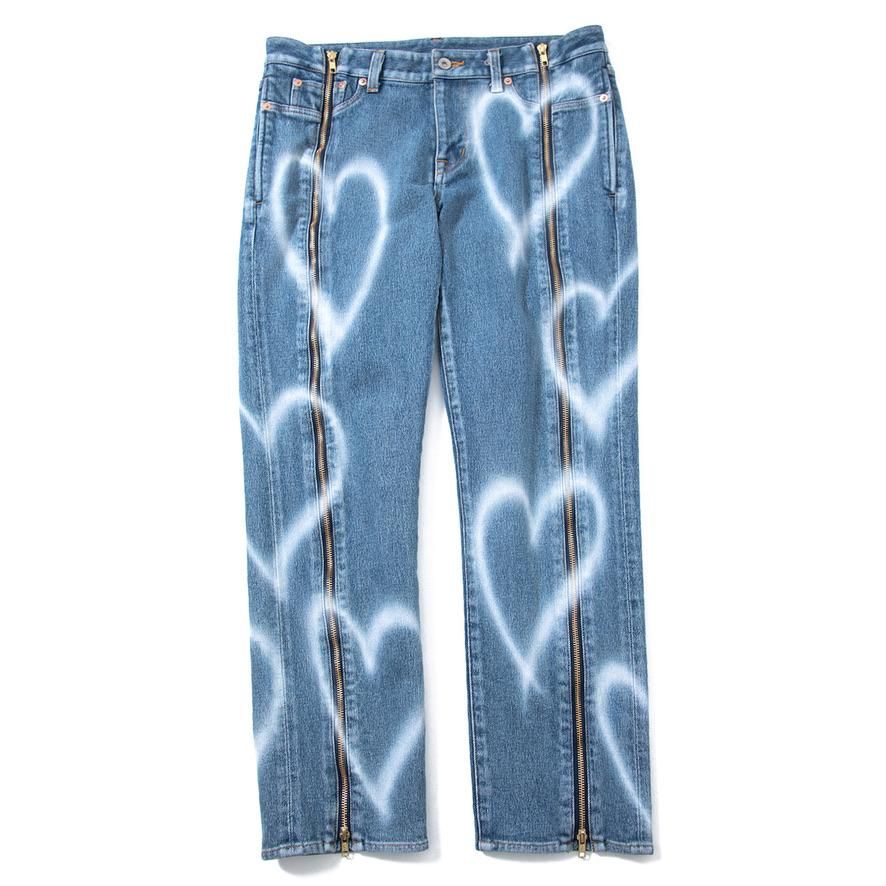 doublet ZIP UP STRETCH DENIM PANTS