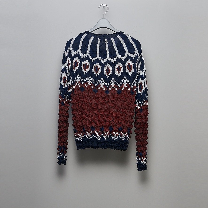 MASU POPCORN NORDIC SWEATER | labiela.com