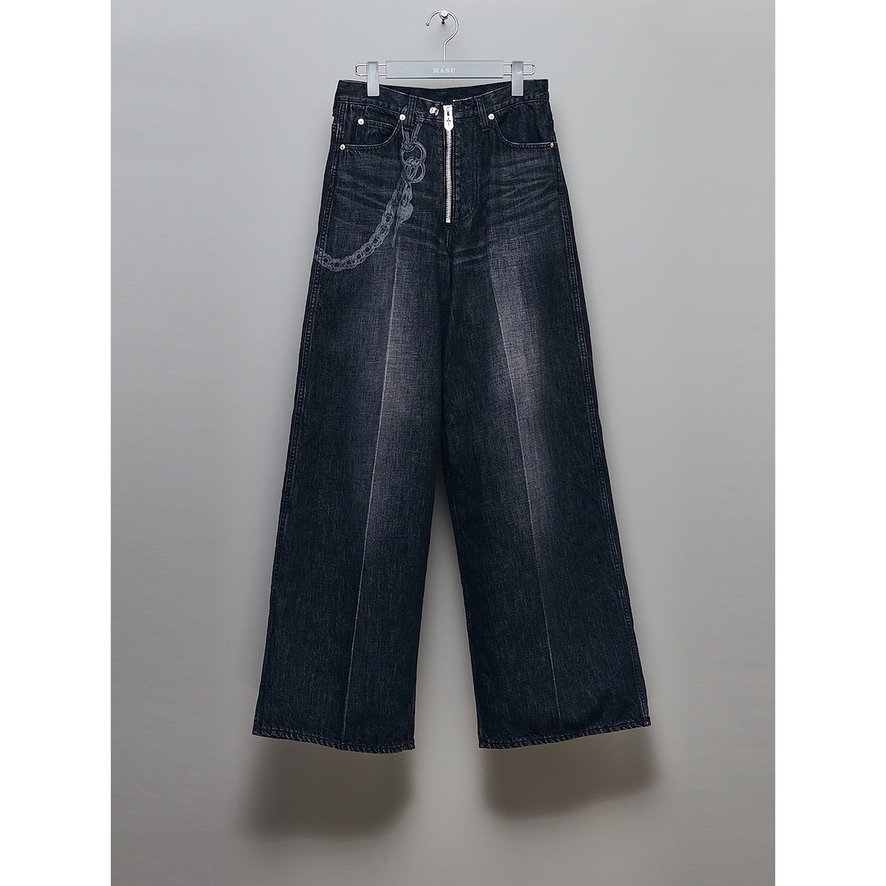 MASU / BAGGY FIT JEANS (WALLET CHAIN)