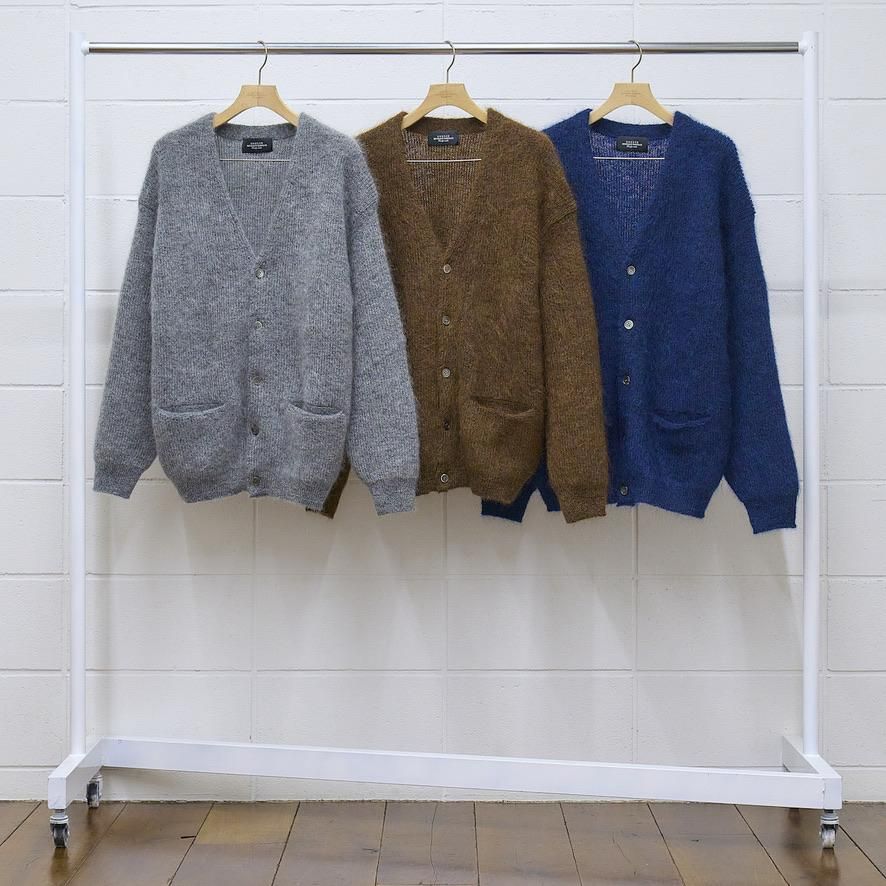 春夏新作モデル 定価以下 モヘアカーディガン CARDIGAN MOHAIR 7G ...