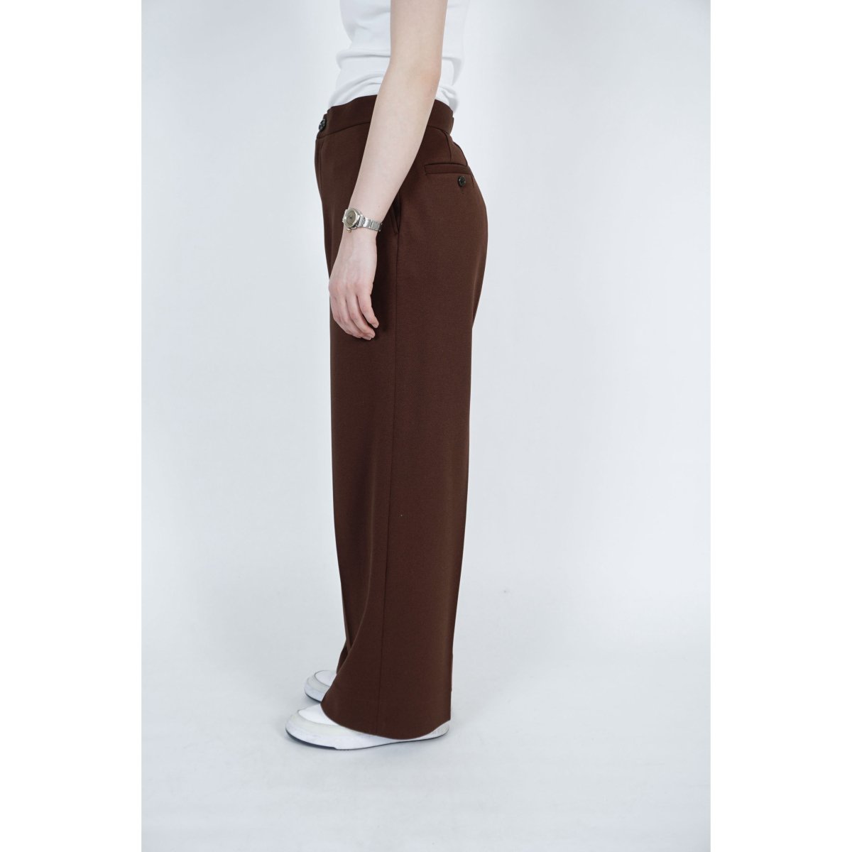 MY / WOOL LIKE JERSY TROUSERS-MYの通販EQUAL