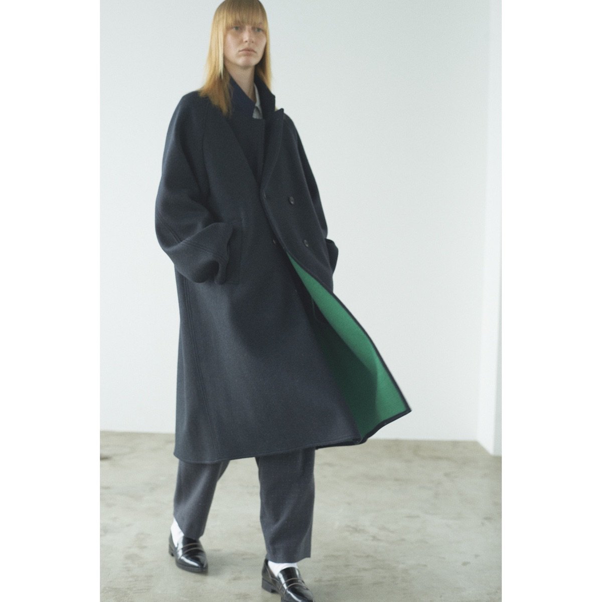 URU / DOUBLE BREASTED LONG COAT-URUの通販EQUAL