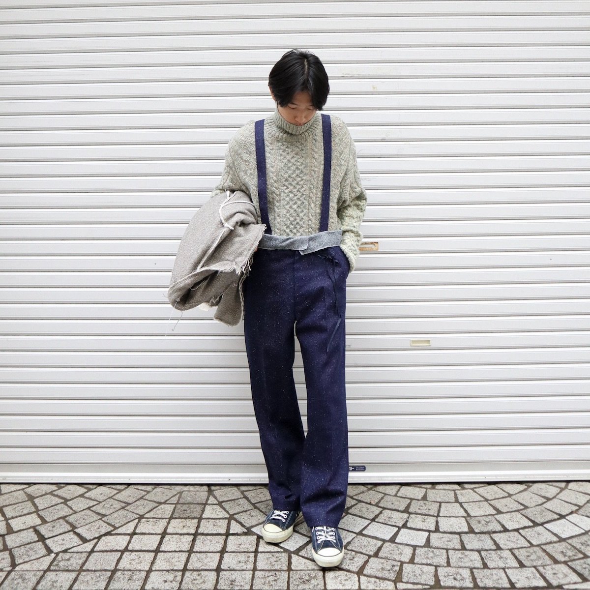 日本総代理店 sho様専用 midorikawa silk denim slacks - パンツ