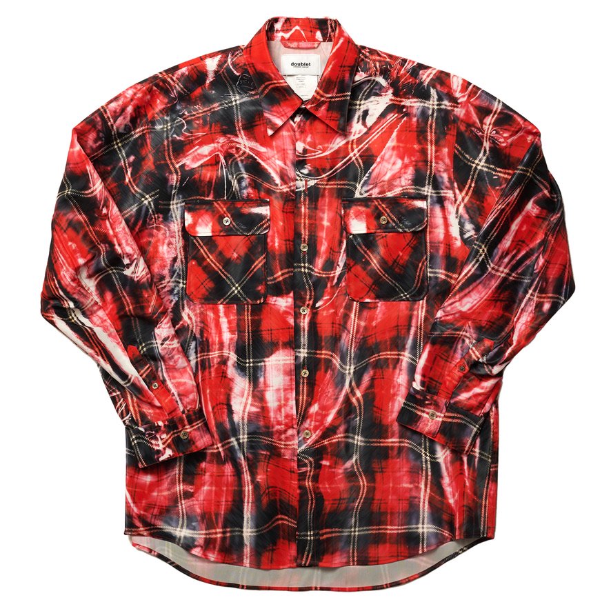 doublet / MIRAGE PRINTED CHECKED SHIRT-doubletの通販EQUAL