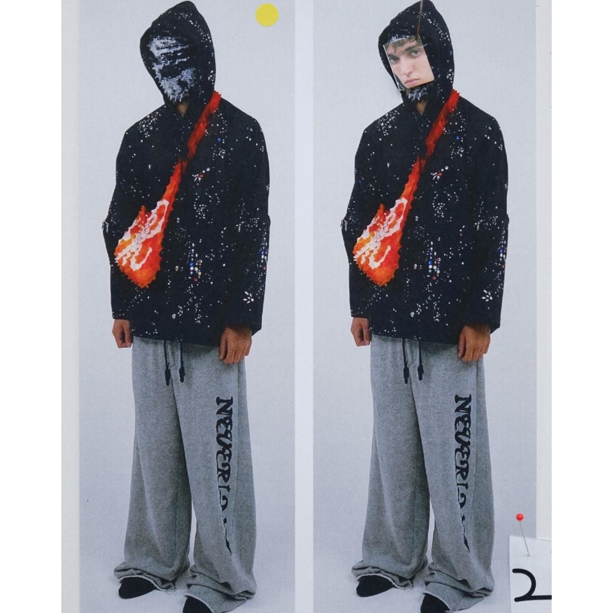 ングス NEVERLAND BAGGY SWEAT PANTS 23SS ネバーラン