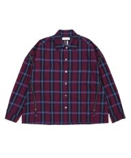 <img class='new_mark_img1' src='https://img.shop-pro.jp/img/new/icons14.gif' style='border:none;display:inline;margin:0px;padding:0px;width:auto;' />FACETASM / ZIPPED CHECK SHIRT
