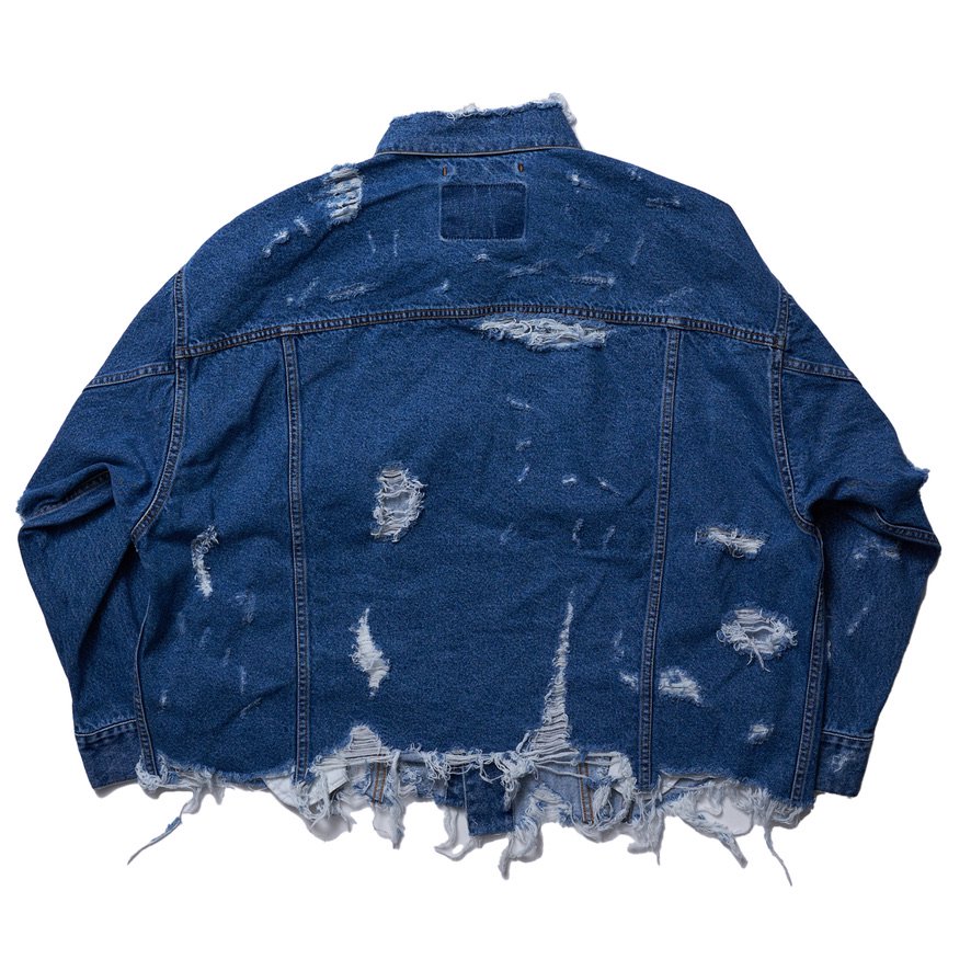 ＜doublet＞DESTROYED DENIM JACKET