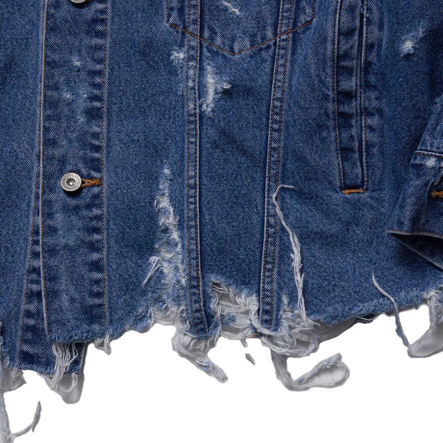 オンライン販促品 ひろりんさん専用doublet DESTROYED DENIM JACKET