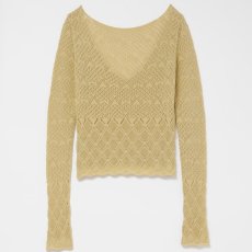 TAN / LACY PULLOVER<img class='new_mark_img2' src='https://img.shop-pro.jp/img/new/icons47.gif' style='border:none;display:inline;margin:0px;padding:0px;width:auto;' />