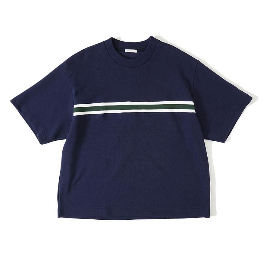 トップス PANEL BORDER S/S T-SHIRT (NAVY) PANEL BORDER S/S T-SHIRT (NAVY)