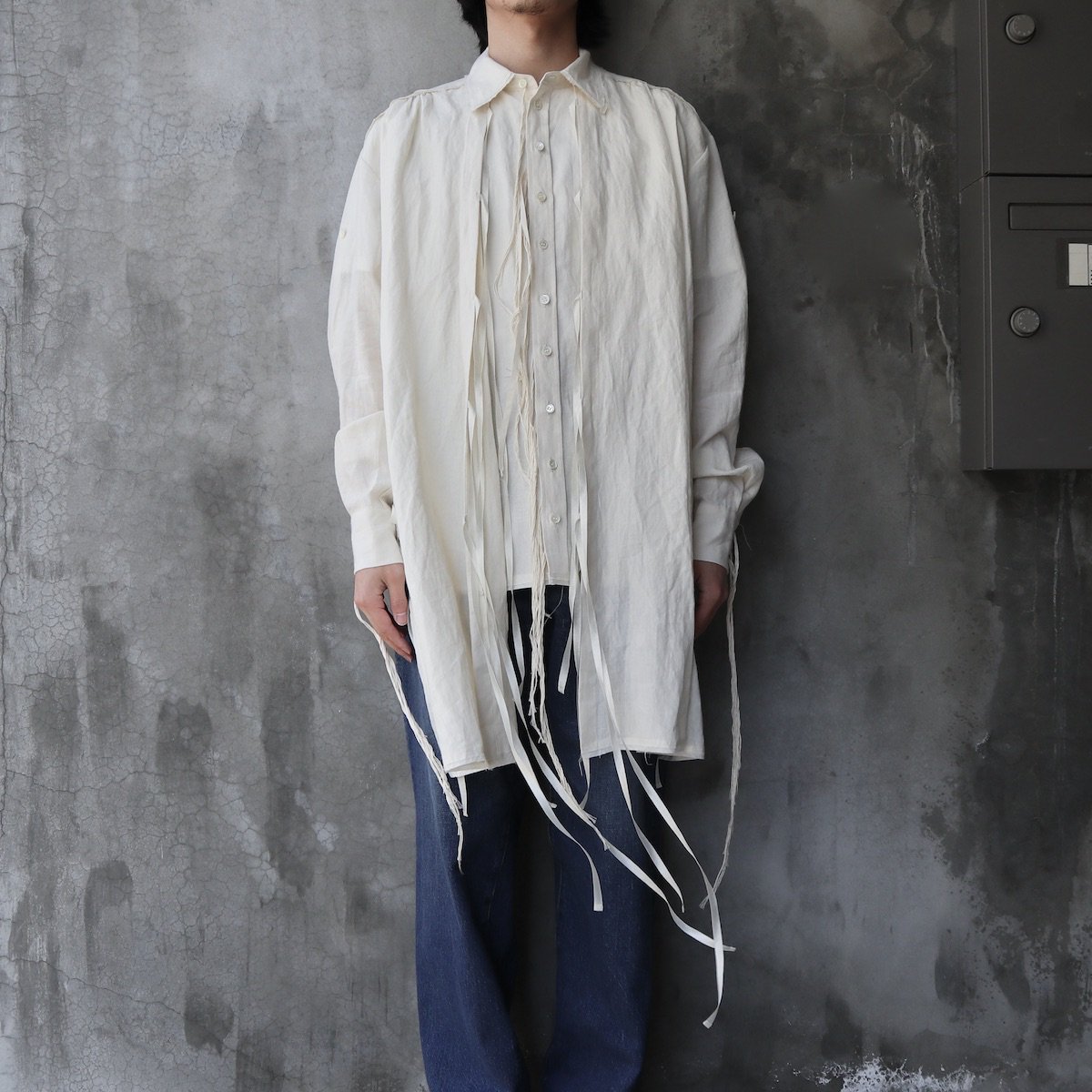 Midorikawa / Linen shirt-Midorikawaの通販EQUAL