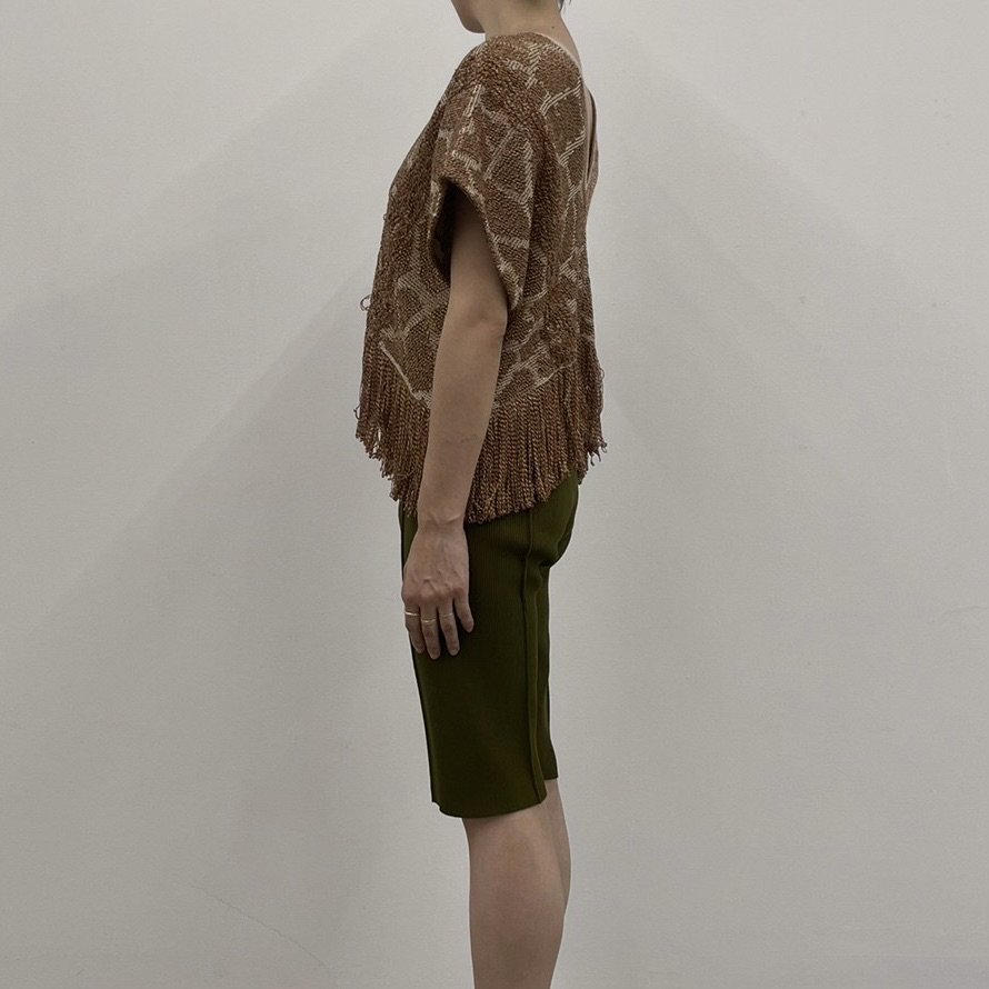 TAN / GIRAFFE VEST-TANの通販EQUAL