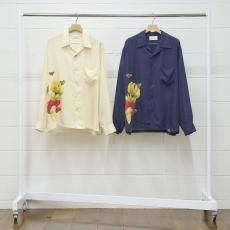 UNUSED / Open collar printed shirt<img class='new_mark_img2' src='https://img.shop-pro.jp/img/new/icons47.gif' style='border:none;display:inline;margin:0px;padding:0px;width:auto;' />
